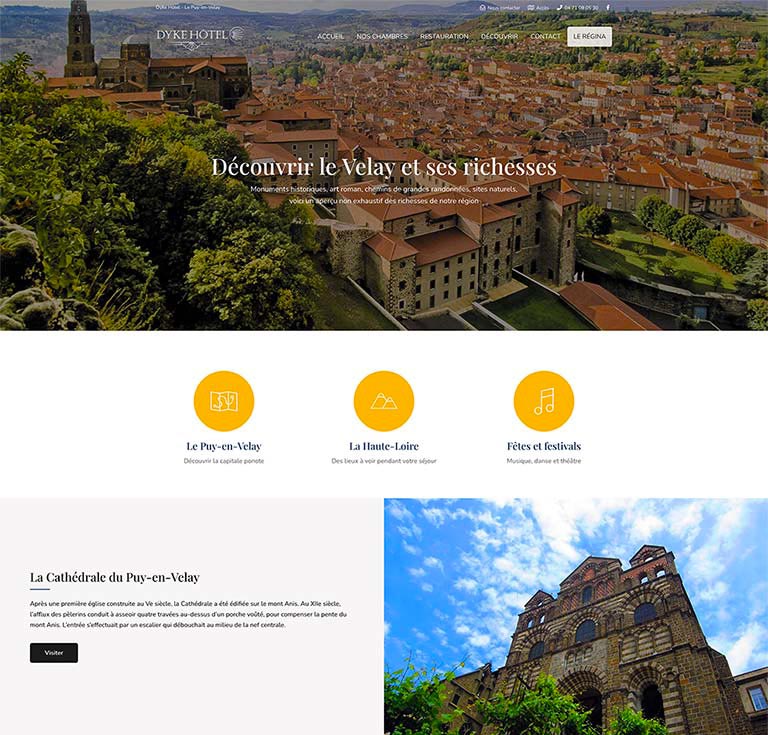 Site du Dyke Hôtel - EIRL SEBASTIEN DE VOS