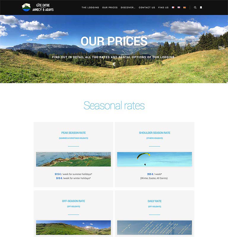 Gîte entre Annecy et Aravis - EIRL SEBASTIEN DE VOS