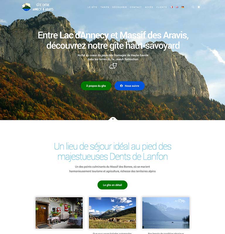 Gîte entre Annecy et Aravis - EIRL SEBASTIEN DE VOS